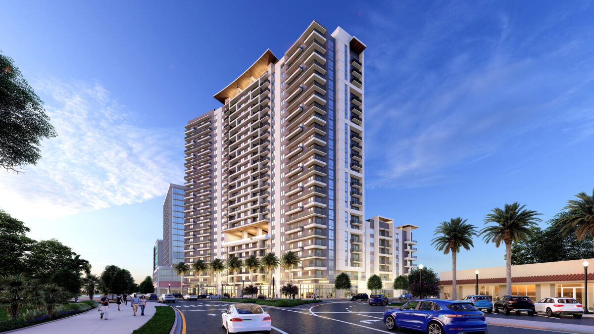 BTI Partners Tops Off Construction On ‘The Bread Building’ At 1740 S. Young Circle In Downtown Hollywood
